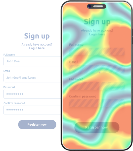 Smartlook heatmap